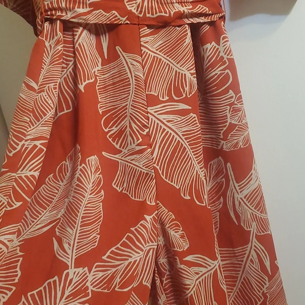 Sienna Sky Romper Red Orange Size Medium - Picture 3 of 12